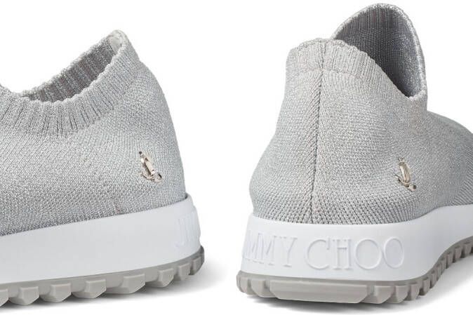 Jimmy Choo knitted low-top sneakers Grey