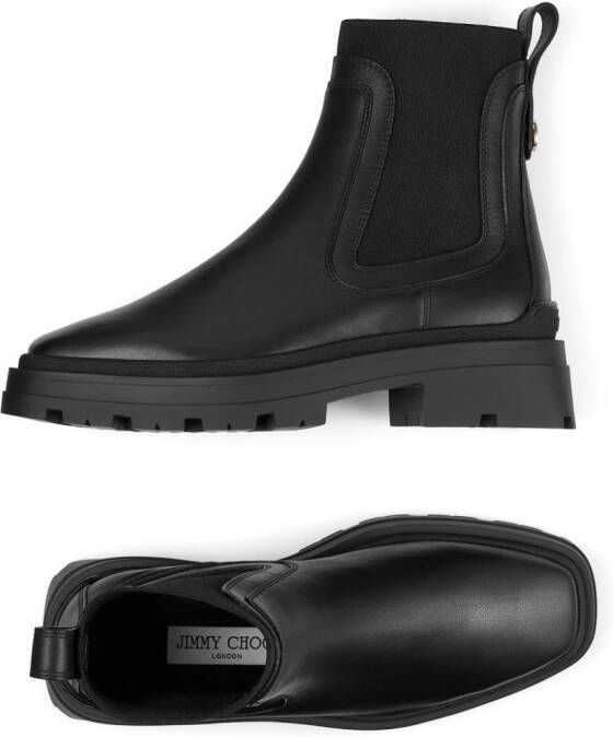 Jimmy Choo Veronique leather ankle boots Black