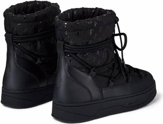 Jimmy Choo Wanaka logo-print snow boots Black