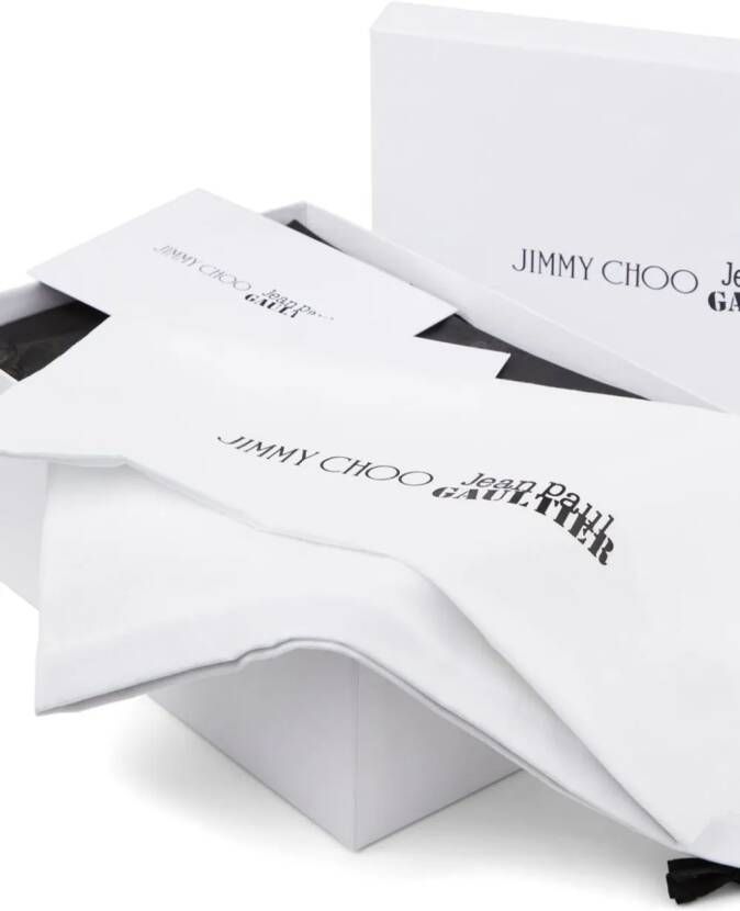 Jimmy Choo x Jean Paul Gaultier 90mm over-the-knee boots Neutrals