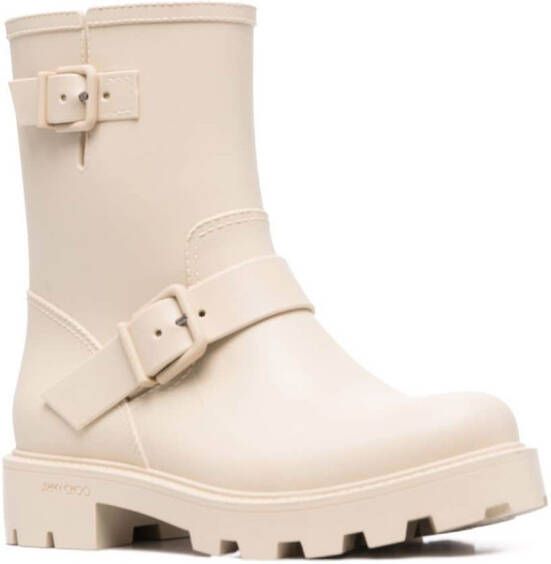 Jimmy Choo Yael flat rain boots Neutrals