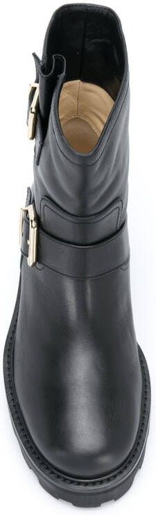 Jimmy Choo Youth buckle ankle boots Black