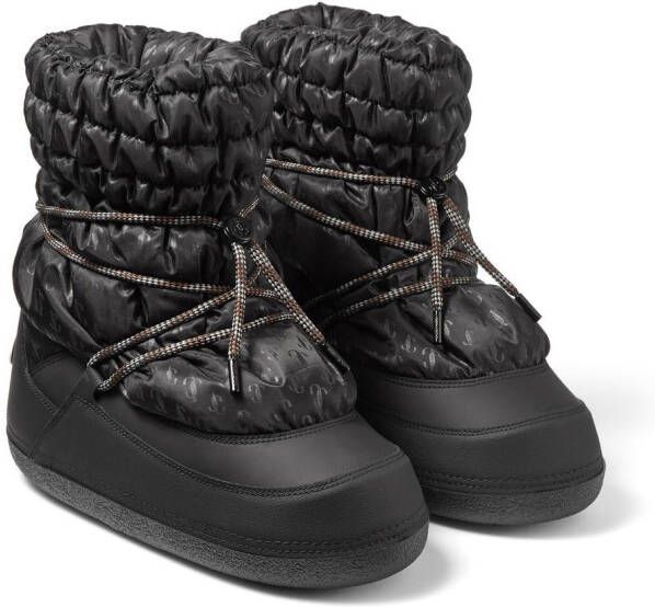 Jimmy Choo Yuzi padded snow boots Black