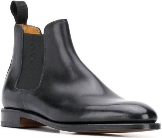 John Lobb elasticated panel boots Black