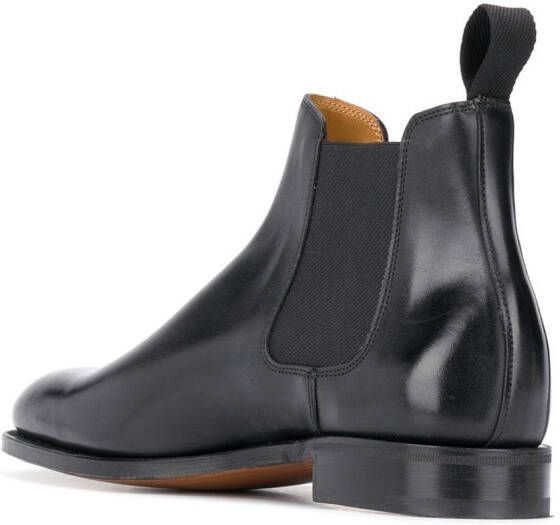 John Lobb elasticated panel boots Black