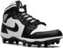 Jordan Air 1 Mid "Panda" cleats Black - Thumbnail 1