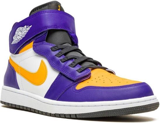 Jordan Air 1 Hi Flyease "Lakers" sneakers Purple