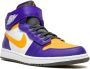 Jordan Air 1 Hi Flyease "Lakers" sneakers Purple - Thumbnail 2
