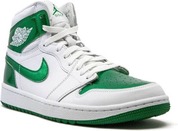 Jordan Air 1 High Golf "Metallic Green" sneakers