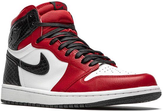 Jordan Air 1 High Retro "Satin Snake" sneakers Red