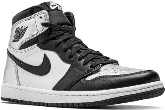 Jordan Air 1 Retro High OG "Silver Toe" sneakers Black