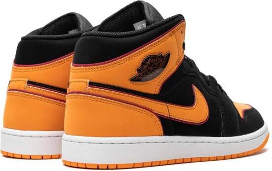 Jordan Air 1 Mid "Black Orange" sneakers