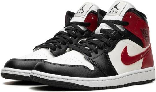 Jordan Air 1 Mid "Black Toe" sneakers White