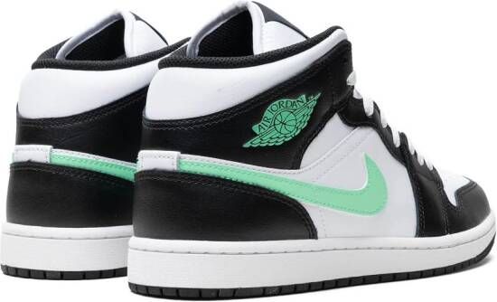 Jordan Air 1 Mid "Green Glow" sneakers Black