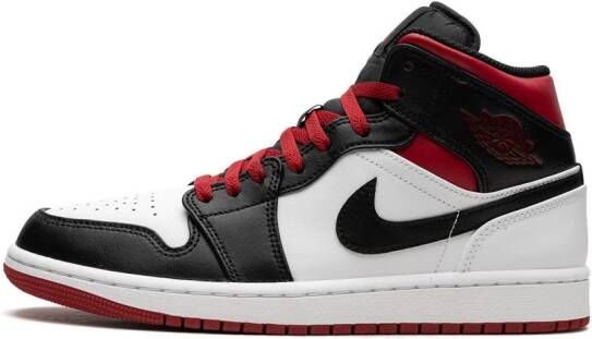 Jordan Air 1 Mid "Gym Red Black Toe" sneakers White