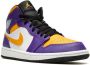 Jordan Air 1 Mid "Lakers" sneakers Purple - Thumbnail 2