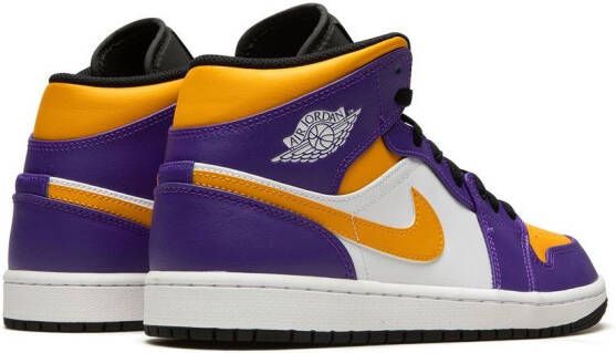Jordan Air 1 Mid "Lakers" sneakers Purple