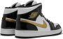 Jordan Air 1 Mid SE "Black Gold Patent Leather" sneakers White - Thumbnail 3
