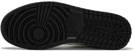 Jordan Air 1 Mid SE "Black Gold Patent Leather" sneakers White