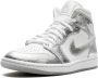 Jordan Air 1 Mid SE "Metallic Silver" sneakers White - Thumbnail 4