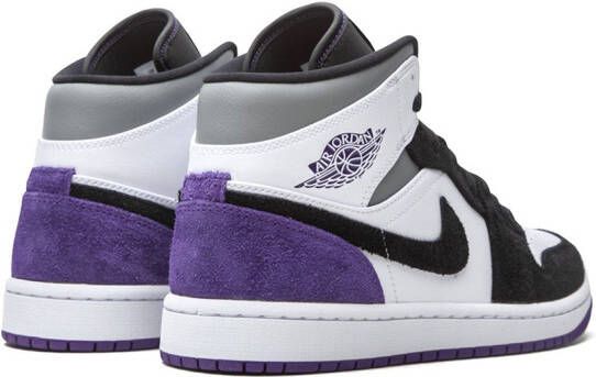 Jordan Air 1 Mid SE "Court Purple Suede" sneakers White