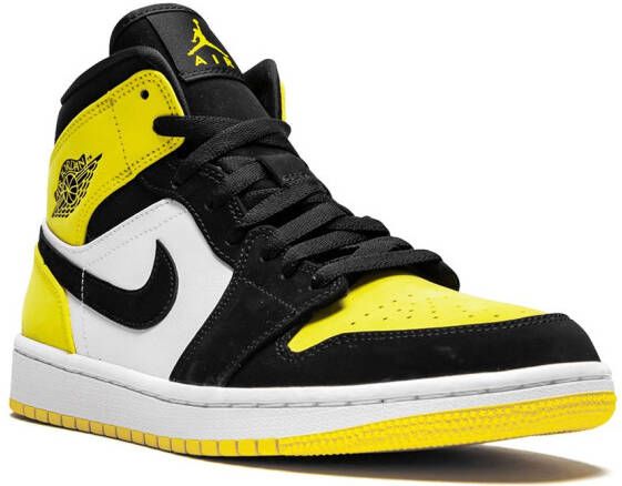 Jordan Air 1 Mid SE "Yellow Toe" sneakers Black