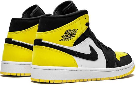 Jordan Air 1 Mid SE "Yellow Toe" sneakers Black