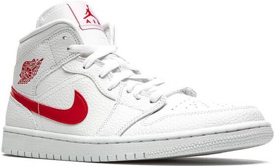 Jordan Air 1 Mid "University Red" sneakers White