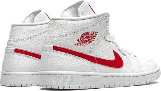 Jordan Air 1 Mid "University Red" sneakers White