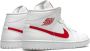 Jordan Air 1 Mid "University Red" sneakers White - Thumbnail 3