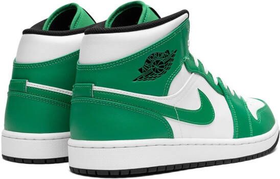 Jordan Air 1 Mid "Lucky Green" sneakers White