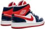 Jordan Air 1 Mid "Patent Leather Navy White Red" sneakers - Thumbnail 3