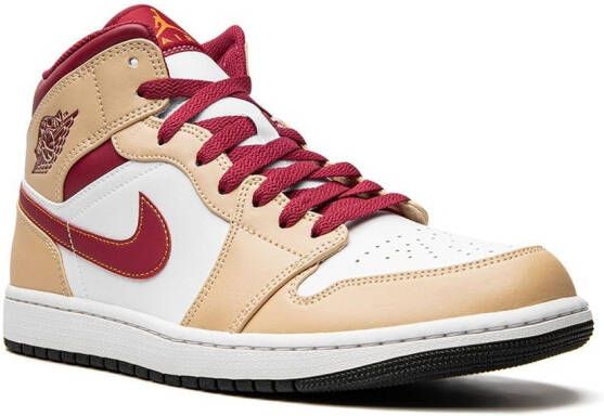 Jordan Air 1 Mid "Light Curry" sneakers White