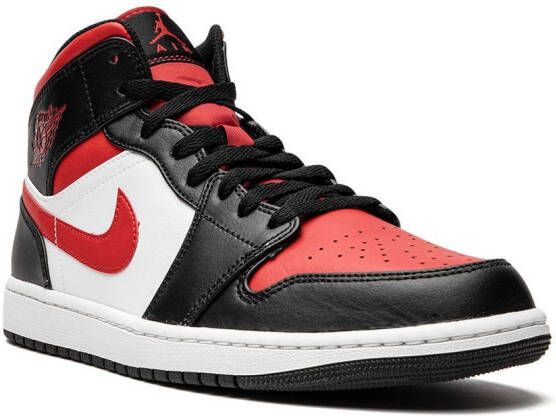 Jordan Air 1 Mid "Bred Toe" sneakers White