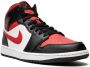 Jordan Air 1 Mid "Bred Toe" sneakers White - Thumbnail 2