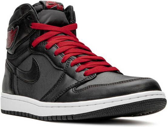 Jordan Air 1 Retro High OG "Black Satin Gym Red" sneakers