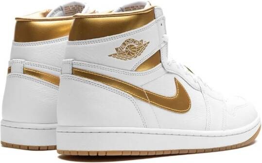 Jordan Air 1 Retro High OG "Metallic Gold" sneakers White