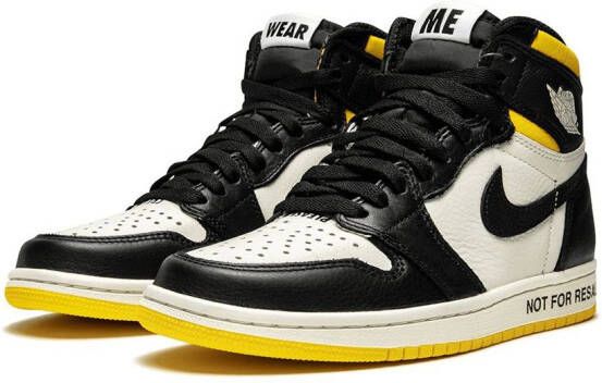 Jordan Air 1 Retro High OG NRG "Not For Resale Maize" sneakers Black