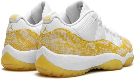 Jordan Air 11 Low "Yellow Snakeskin" sneakers White