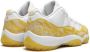 Jordan Air 11 Low "Yellow Snakeskin" sneakers White - Thumbnail 3