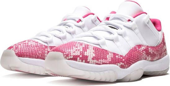 Jordan Air 11 Retro Low "Pink Snakeskin" sneakers White