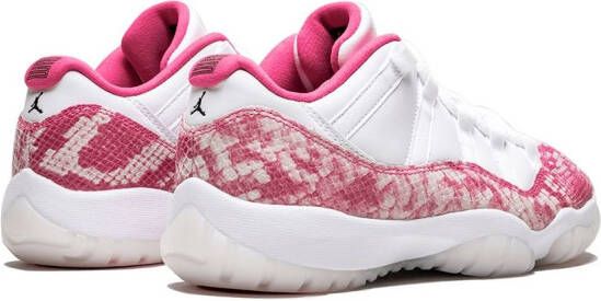 Jordan Air 11 Retro Low "Pink Snakeskin" sneakers White