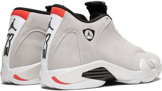 Jordan Air 14 Retro ''Desert Sand Black-White'' sneakers Grey