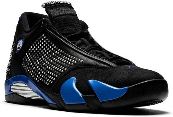 Jordan x Supreme Air 14 Retro "Black Varsity Royal" sneakers