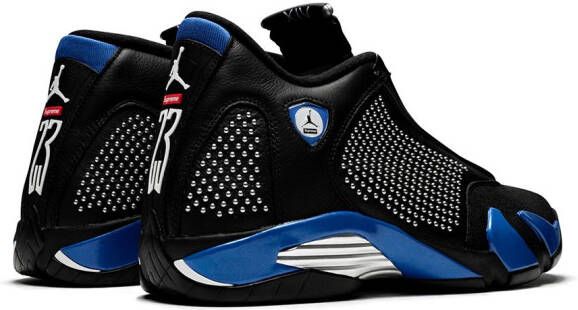 Jordan x Supreme Air 14 Retro "Black Varsity Royal" sneakers