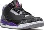 Jordan Air 3 Retro "Court Purple" sneakers Black - Thumbnail 2