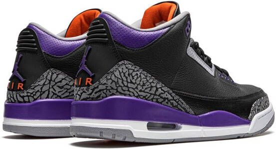 Jordan Air 3 Retro "Court Purple" sneakers Black