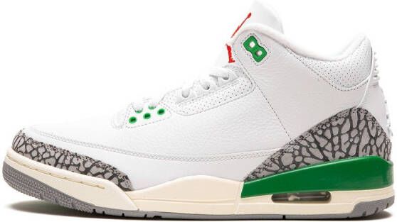 Jordan Air 3 "Lucky Green" sneakers White