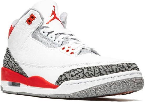 Jordan Air 3 Retro OG "Fire Red 2022" sneakers White