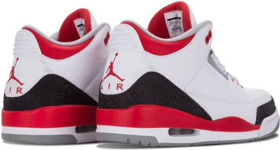 Jordan Air 3 Retro "Fire Red" sneakers White